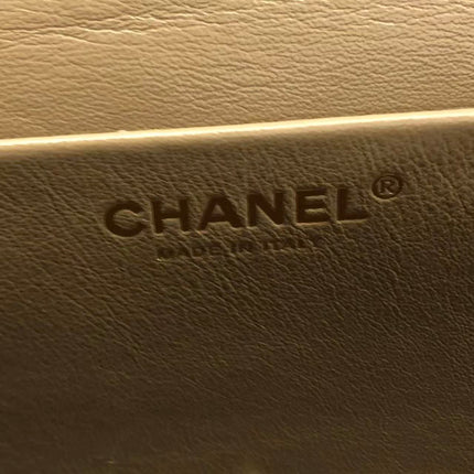 Chanel Suede Calfskin Small Souplissimo Maxi Flap Dark Beige Matthieu Blazy