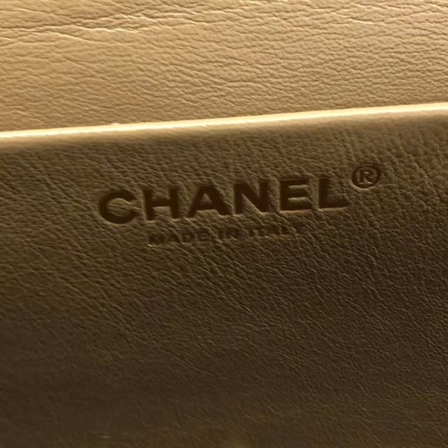 Chanel Suede Calfskin Small Souplissimo Maxi Flap Dark Beige Matthieu Blazy
