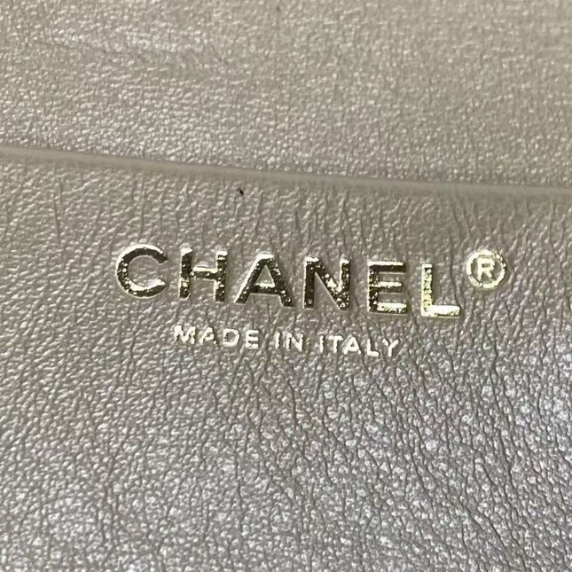 Chanel Suede Calfskin Small Souplissimo Maxi Flap Dark Beige Matthieu Blazy