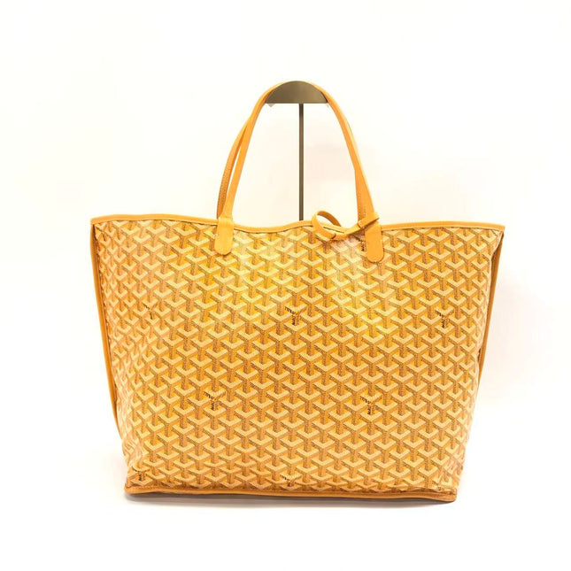 Goyard Anjou GM Large Yellow Reversible Leather Tote