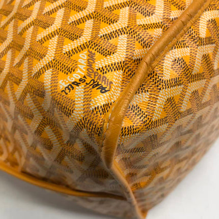 Goyard Anjou GM Large Yellow Reversible Leather Tote