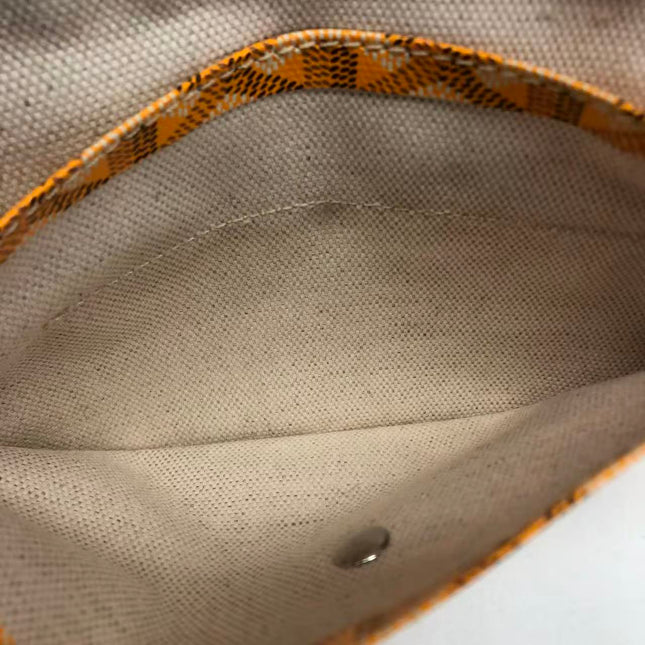 Goyard Anjou GM Large Yellow Reversible Leather Tote