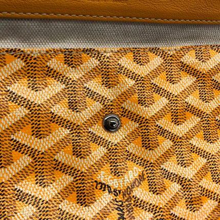 Goyard Anjou GM Large Yellow Reversible Leather Tote