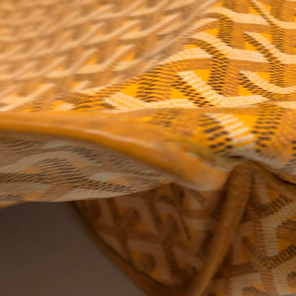 Goyard Anjou GM Large Yellow Reversible Leather Tote