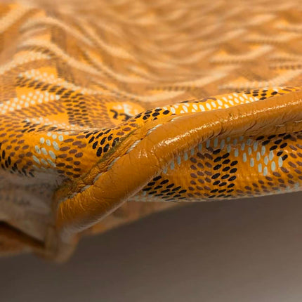 Goyard Anjou GM Large Yellow Reversible Leather Tote
