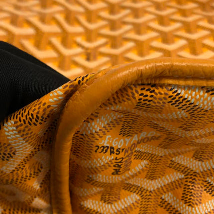 Goyard Anjou GM Large Yellow Reversible Leather Tote