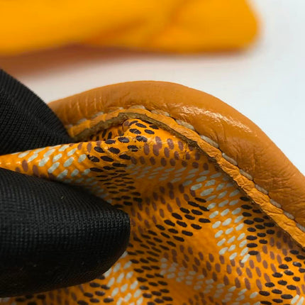 Goyard Anjou GM Large Yellow Reversible Leather Tote
