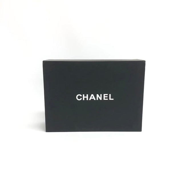 Chanel Vintage Half Moon Flap Bag Black Lambskin Leather Mega Gold Hardware 1989-1991