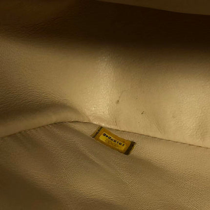 Chanel Classic Flap Jumbo Beige Caviar Leather Single Flap Gold Hardware 2009-10