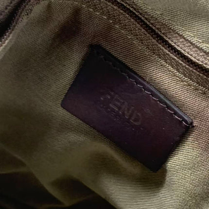 Fendi Mamma Baguette Monogram Zucca Classique Marron