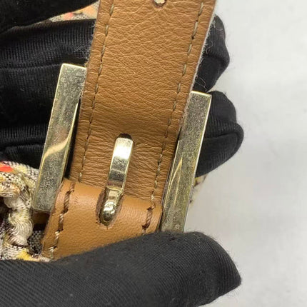 Fendi Mamma Baguette Monogram Zucca Classique Marron