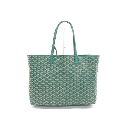Goyard Saint Louis Tote PM Medium Green Printed Canvas 2018