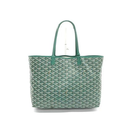 Goyard Saint Louis Tote PM Medium Green Printed Canvas 2018