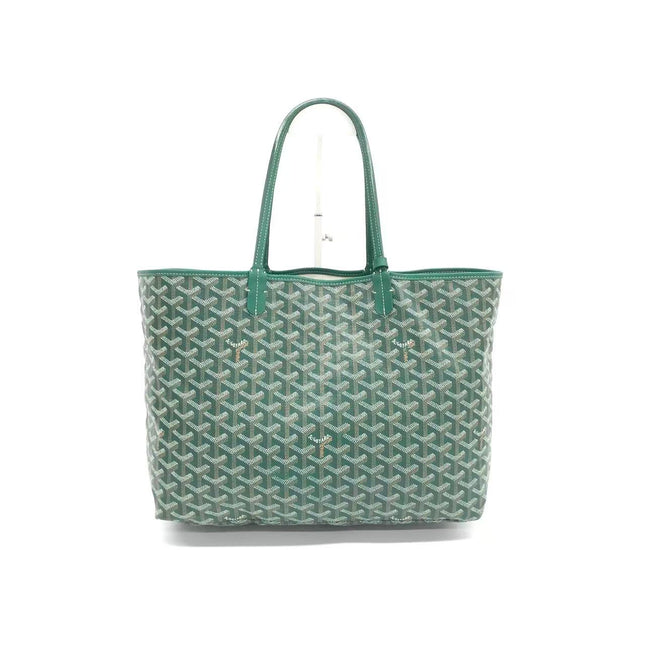 Goyard Saint Louis Tote PM Medium Green Printed Canvas 2018