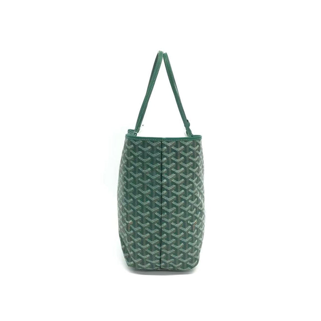 Goyard Saint Louis Tote PM Medium Green Printed Canvas 2018