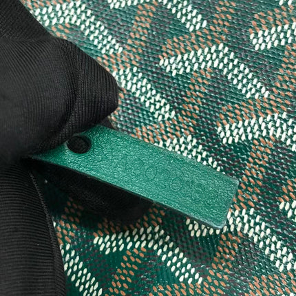Goyard Saint Louis Tote PM Medium Green Printed Canvas 2018