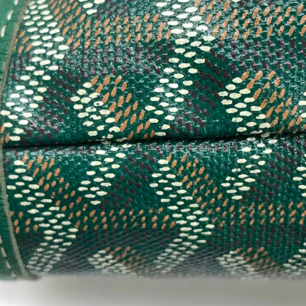 Goyard Saint Louis Tote PM Medium Green Printed Canvas 2018