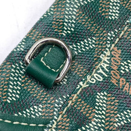 Goyard Saint Louis Tote PM Medium Green Printed Canvas 2018