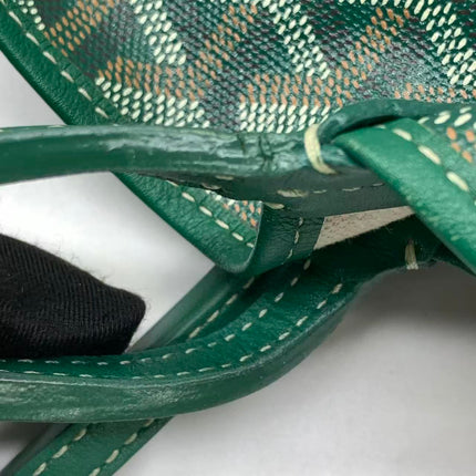 Goyard Saint Louis Tote PM Medium Green Printed Canvas 2018