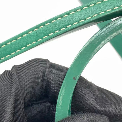 Goyard Saint Louis Tote PM Medium Green Printed Canvas 2018