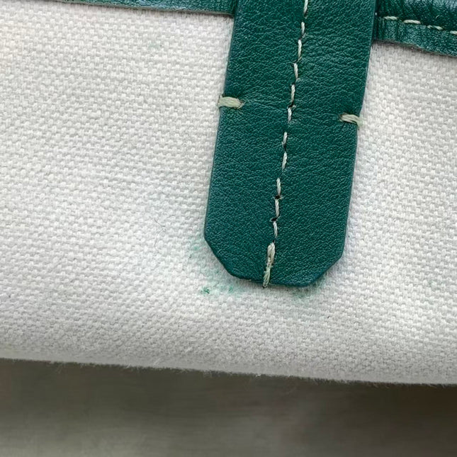Goyard Saint Louis Tote PM Medium Green Printed Canvas 2018