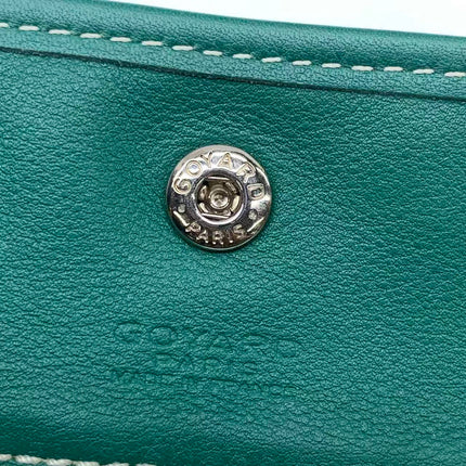 Goyard Saint Louis Tote PM Medium Green Printed Canvas 2018