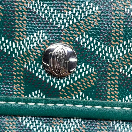 Goyard Saint Louis Tote PM Medium Green Printed Canvas 2018