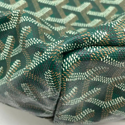Goyard Saint Louis Tote PM Medium Green Printed Canvas 2018