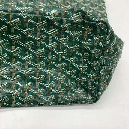Goyard Saint Louis Tote PM Medium Green Printed Canvas 2018