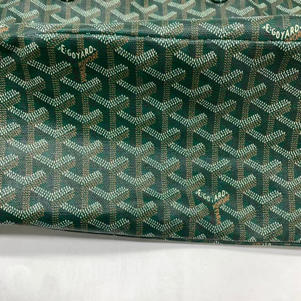 Goyard Saint Louis Tote PM Medium Green Printed Canvas 2018