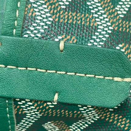Goyard Saint Louis Tote PM Medium Green Printed Canvas 2018