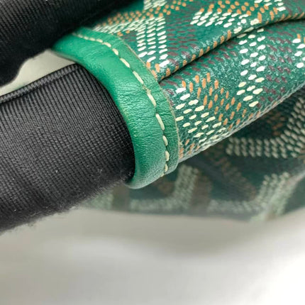 Goyard Saint Louis Tote PM Medium Green Printed Canvas 2018