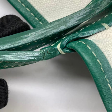 Goyard Saint Louis Tote PM Medium Green Printed Canvas 2018