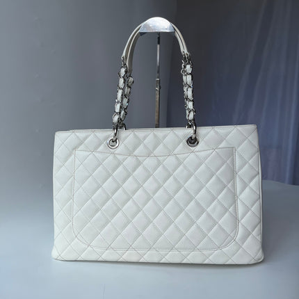 Sac cabas Chanel GST Grand Shopping en cuir caviar couleur camel, PM, 2006-2008