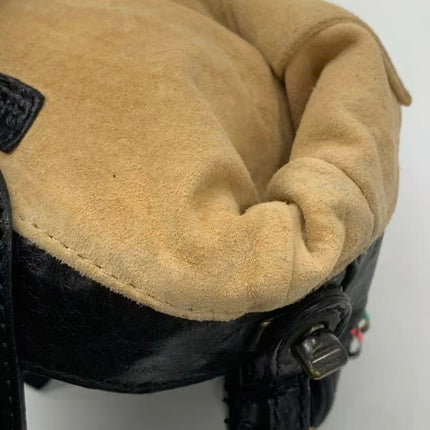 Sac Bandoulière Fendi Baguette Mini en Cuir Nappa Noir
