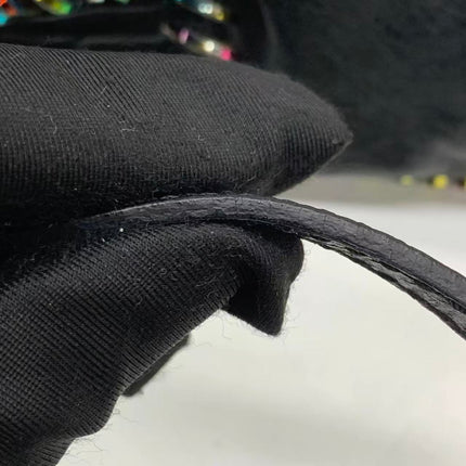 Sac Bandoulière Fendi Baguette Mini en Cuir Nappa Noir