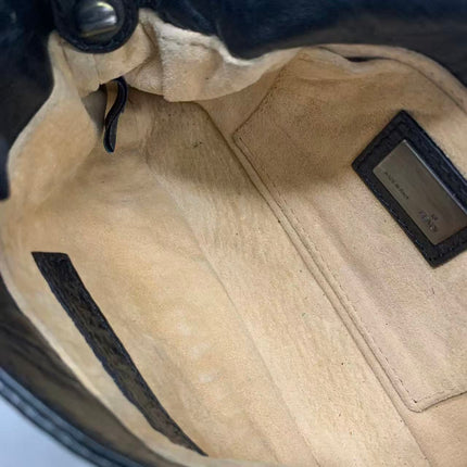 Sac Bandoulière Fendi Baguette Mini en Cuir Nappa Noir