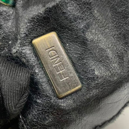 Sac Bandoulière Fendi Baguette Mini en Cuir Nappa Noir