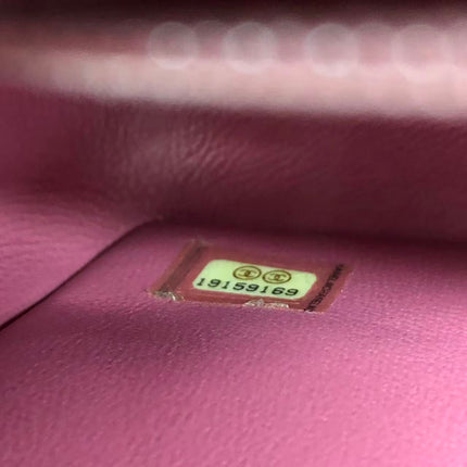 Chanel Classic Flap Rectangular Mini Tricolor Pink Lambskin Silver Charms Hardware