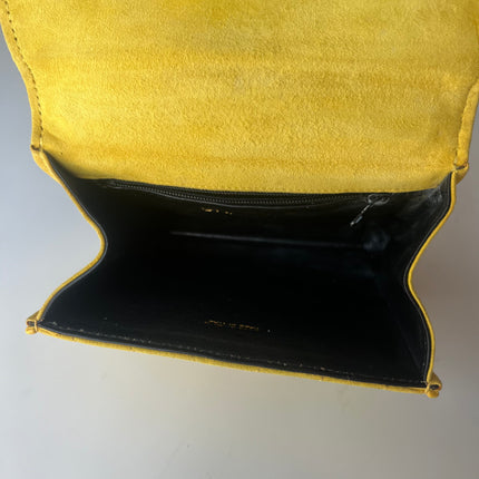 Sac bandoulière pochette Chanel 22p Mini en agneau matelassé blanc