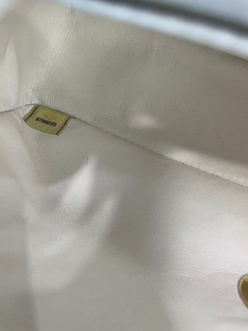 Chanel Classic Flap Medium Happy Stitch Cuir de veau vieilli noir Finitions dorées, 2015-2016