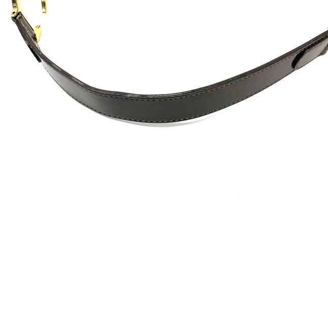 Sac à bandoulière Dior Saddle en cuir vert moyen avec finitions métalliques dorées