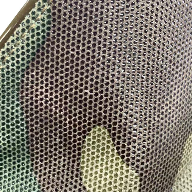 Sac à bandoulière Dior Saddle en cuir vert moyen avec finitions métalliques dorées