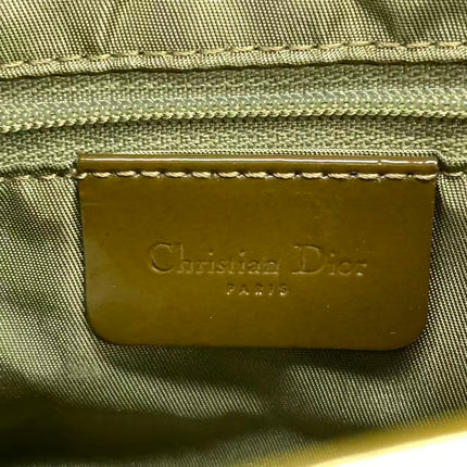 Christian Dior Vintage Saddle Bag Pixelated Calfskin Camouflage Shoulder Bag