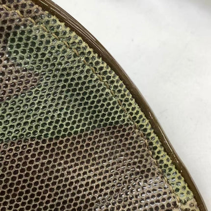 Christian Dior Vintage Saddle Bag Pixelated Calfskin Camouflage Shoulder Bag
