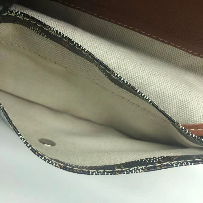Goyard Saint Louis GM Tote Large Brown Goyardine Canvas 2016