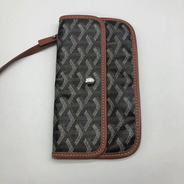 Goyard Saint Louis GM Tote Large Brown Goyardine Canvas 2016