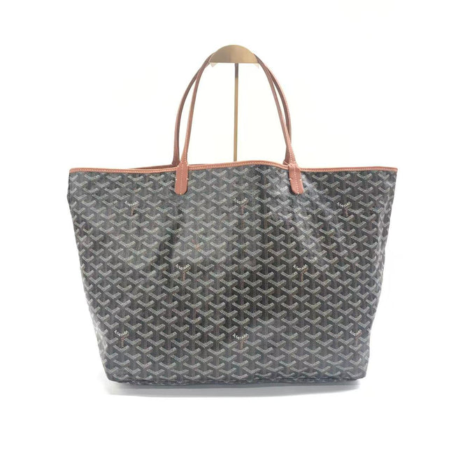 Goyard Saint Louis GM Tote Large Brown Goyardine Canvas 2016