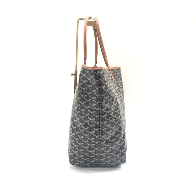 Goyard Saint Louis GM Tote Large Brown Goyardine Canvas 2016