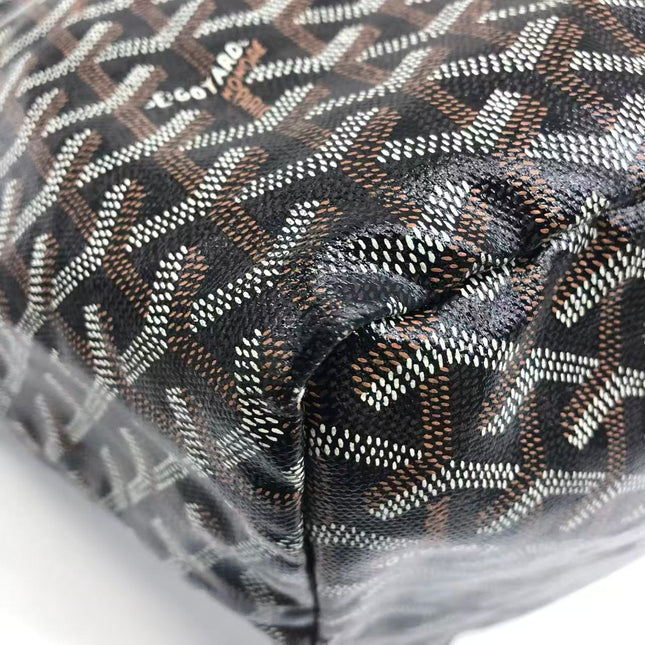 Goyard Saint Louis GM Tote Large Brown Goyardine Canvas 2016